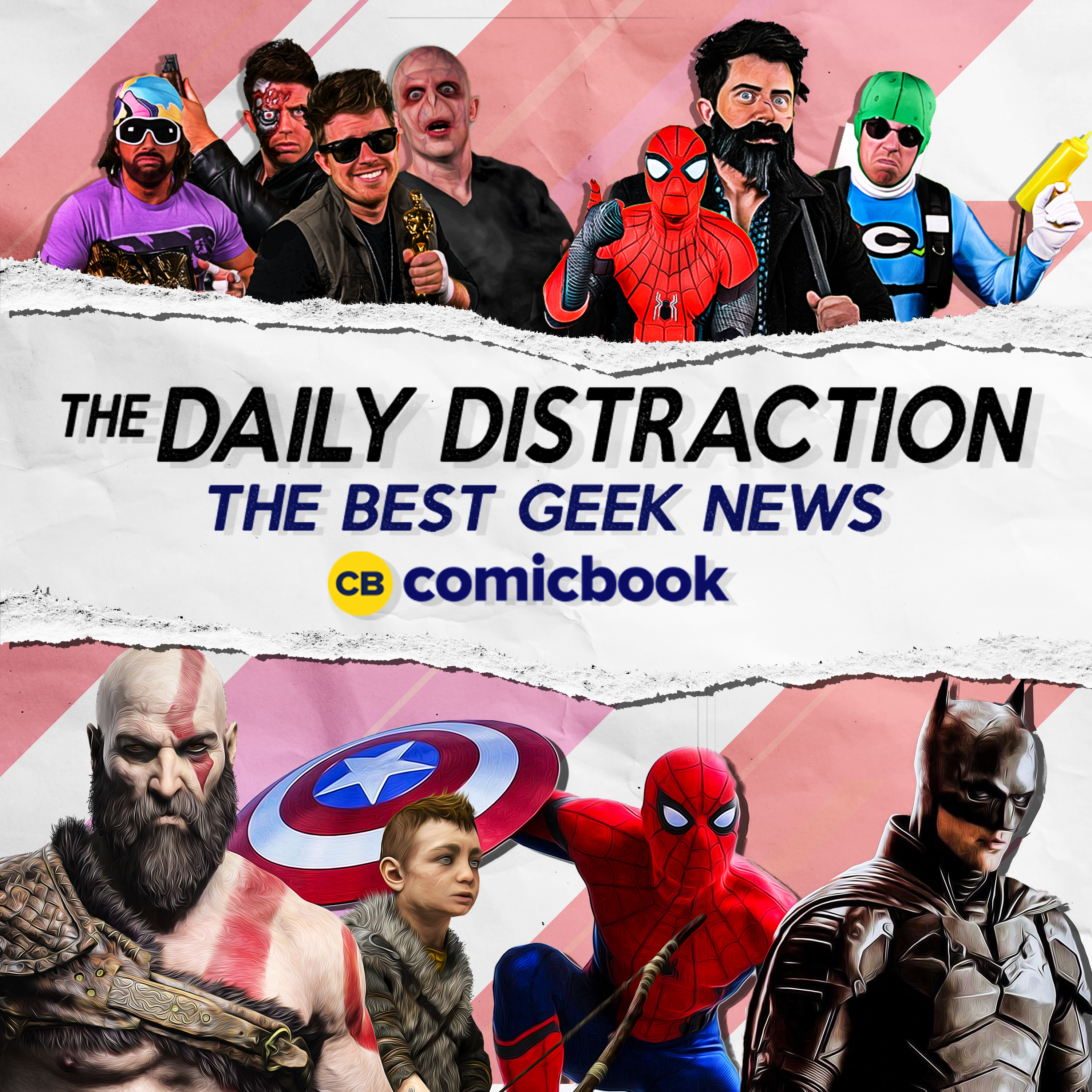 Call to action graphic for Daily Distraction on ComicBook.com